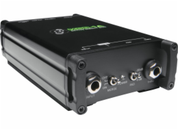 Mackie MDB-1A - Aktivní direct box - Baskytara - Syntezátor - Černý - 20 - 20000 Hz - 330000 Ohm - 24-48