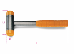 Beta Tools Kladivo s úderníkem, ocelová rukojeť, 325 mm (50MM TLUMIČ - 1392/50)