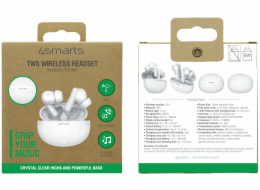 4smarts&nbsp;TWS&nbsp;Bluetooth&nbsp;sluchátka&nbsp;SkyBuds&nbsp;Pro&nbsp;ANC,&nbsp;bílá