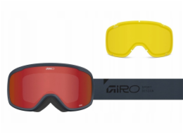 Giro Zimní brýle ROAM INDIGO STACKED (OTG) (válcové) (jantarově šarlatové 19-42% S2 + žluté 80-99% S0 čočky)