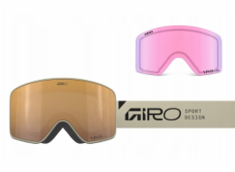Giro Zimní brýle GIRO METHOD STONE STACKED (válcové) (VIVID-Carl Zeiss PETROL 19-42% S2 zrcadlové barevné čočky + VIVID-Carl Zeiss INFRARED 43-79% S1 zrcadlové barevné čočky)