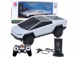 Cada Dálkově ovládané auto RC pickup LED světla stříbrná EDUKAMP