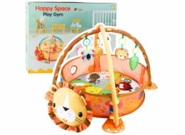 LeanToys Karimatka, lehátko, ohrádka, bazének, přívěsky, míčky, 20 ks, 3 v 1, EDUKAMP Lion