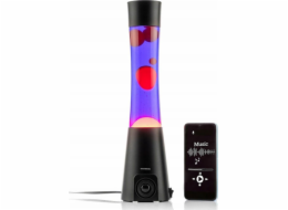 InnovaGoods Stolní lampa LÁVOVÁ LAMPA S REPRODUKTOREM Maglamp ČERNÁ