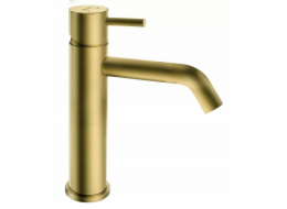 NoName BCK2MLBG / FERRO / CIRICULUS / STŘEDNÍ UMYVADLOVÁ BATERIE, KARTÁČOVANÁ ZLATÁ /