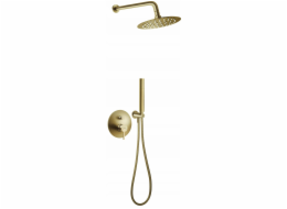 Ferro BCK7PBG-SET1-S / CIRICULUS / PODOMÍTEK SPRCHOVÁ BATERIE 2F SE SPRCHOVOU SADOU, KARTÁČOVANÉ ZLATO