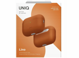 Uniq&nbsp;Lino&nbsp;-&nbsp;silikonový&nbsp;kryt&nbsp;pro&nbsp;AirPods&nbsp;Pro&nbsp;3&nbsp;oranžový