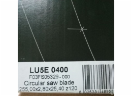 Norton Clipper Pilový kotouč LU5E 0400 255X25.4-120