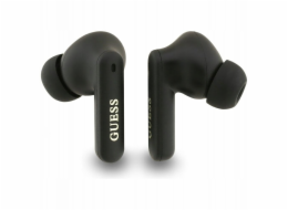 Guess Sluchátka TWS ENC 4G Classic Metal Logo černá