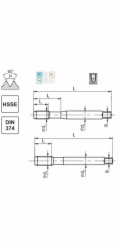 Fanar TAPS UNF 1/2-20 DIN-374C R40 (2B) HSSE 800