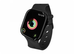NoName Decoded Silicone Ares Splice Band - silikonový řemínek pro Apple Watch 40/42 mm (černý)