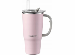 Mellow Yellow BUYDEEM Termohrnek s brčkem 700 ml, model DS57, barva růžová
