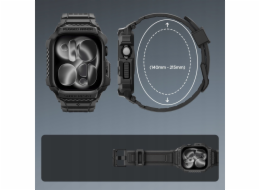 Spigen Rugged Armor Pro 2, matně černý - Apple Watch 11 46 mm