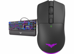 PREYON Klávesnice LONG Claw Brown (PLCB104B) + bezdrátová myš Preyon Owl (POW35B)