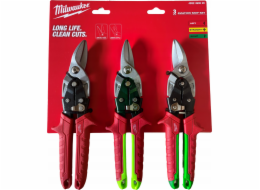 Milwaukee&nbsp;Sada&nbsp;3&nbsp;nůžek&nbsp;na&nbsp;pocínovaný&nbsp;plech