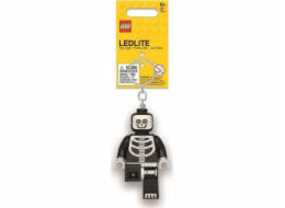 LEGO Přívěsek na klíče LEGO Classic KE137 Kostra – LED svítilna – přívěsek na klíče