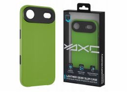 Yaxo Kožené pouzdro Gear Slim MagSafe pro iPhone 17 Air v tropické zelené barvě