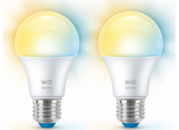 Signify WiZ White Lampe E27 Tunable 60W matný Zweierpack