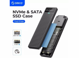 Orico Externí SSD box M.2 (PCIE/NVMe) USB 3.2 Gen2 Type-C 10Gbps hliníkový - černý (PRM2-C3-BK-BP)