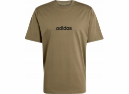 Adidas Pánské tričko Essentials Linear Single khaki JE9001 XL