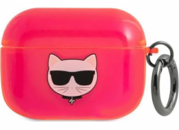 Karl Lagerfeld KLAPUCHFP Choupette ochranný kryt pro AirPods Pro růžový