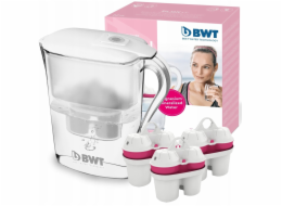 BWT Filtrační konvice Siljan Filtrační konvice na vodu 3,3 l bílá + 3 hořčíkové patrony