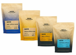 HAYB Espresso Starter Pack 4x250g mletá káva