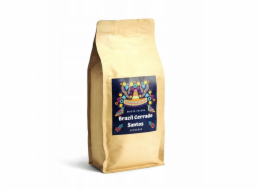 Świeżo Palona Čerstvě pražená kávová zrna Brazílie Cerrado Santos Natural 1kg