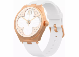 Gravity Chytré hodinky Smartwatch růžovo-zlaté bílé GT25-4
