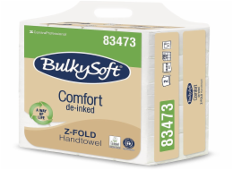 Bulkysoft Dvojité ručníky Comfort Z-Fold, celulóza, bílé (15x200)