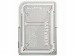 SKINARMA powerbanka Nexus Mecha magnetický stojánek 5000mAh 20W PD USB-C MagSafe světle šedá