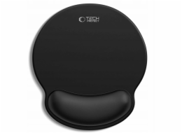 Goobay PODLOŽKA POD MYŠ TECH-PROTECT A200 S GELOVOU OPĚRKOU ZÁPĚSTÍ 25 x 22,5 CM ČERNÁ