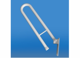 Herdegen UUWC-5 / CORRADOMED / Výklopná rukojeť na WC bílá 500 MM / PRŮMĚR FI25