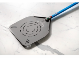 GI.METAL Gi.Metal Napoli obdélníková perforovaná lopatka na pizzu 36x36 cm s rukojetí 60 cm
