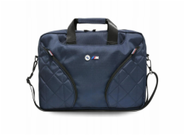 BMW taška s nylonovými kapsami a kovovým logem 16 tmavě modrá