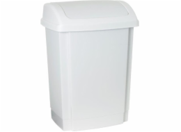 Plast Team Odpadkový koš Swing, výklopný, 25 l, bílý (TEA000357)