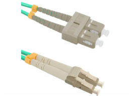 Qoltec Optický patchcord LC/UPC - SC/UPC MM 50/125 OM4 5m (54351)