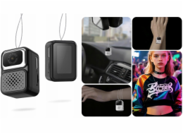 Xrec Mini digitální fotoaparát X3 2mp Video LCD 0.96 Přívěsek na klíče / X3 Černá