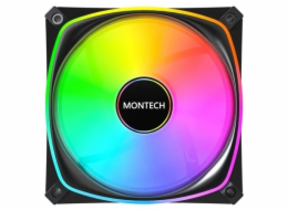 Montech Ventilátor RX120 Pro ARGB PWM Reverzní Černý 120mm