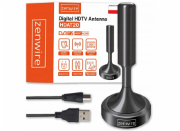 Zenwire Vnitřní pozemní televizní anténa DVBT2 HEVC H.265 vnitřní silná 5M