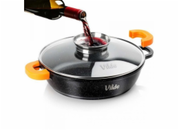 Vilde PLOCHÁ ŽULOVÁ PÁNEV 3,3 L 28 CM S VÍČKEM S AROMATIZÁTOREM TERRUNA 199108