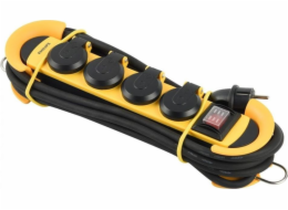 Philips Prodlužovací kabel do dílny, 4 zásuvky, 3 m, 3680 W