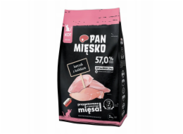 Pan Mięsko Suché krmivo pro kočky Kuře s králíkem (kotětem) křupavé XS 5 kg