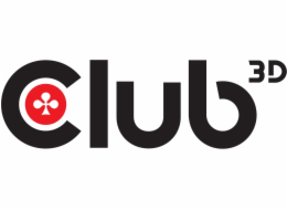 Club3D Dokovací stanice USB-C 12v1, 2xHDMI, 2xDP, 2xUSB-C, 1xUSB-C PD, 3xUSB, 1xRJ45, 1x3.5mm, černá