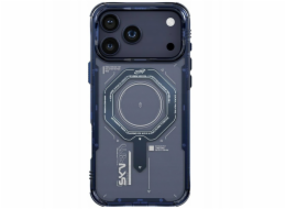 SKINARMA Pouzdro Magma pro iPhone 17 Pro s magnetickým nabíjením, modré