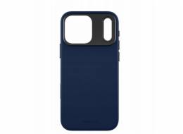 Yaxo Leather Gear Slim Case MagSafe iPhone 17 Pro tmavě modrá