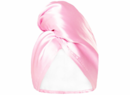 Glov Sport & Satin vlasový ručník na vlasy, super savý oboustranný turban na vlasy, růžový