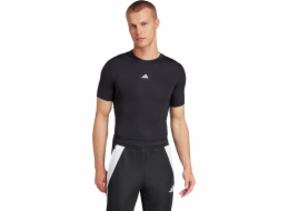Adidas Pánské tričko Techfit s krátkým rukávem černé JP4674 L