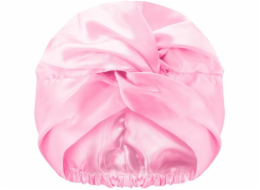 Glov Dvouvrstvá saténová spací čepice růžová