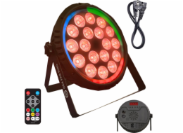 LIGHT4ME&nbsp;HEX&nbsp;PAR&nbsp;RING&nbsp;bodové&nbsp;světelné&nbsp;efekty&nbsp;pro&nbsp;pódiové&nbsp;osvětlení&nbsp;DMX&nbsp;18x6W&nbsp;RGBWA+UV&nbsp;LED+30x0,3W